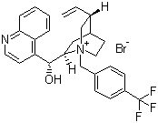 CAS 登录号：95088-20-3, N-(4-三氟甲基苄基)辛可宁溴化物