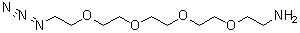 structure of CAS# 951671-92-4, 14-叠氮基-3,6,9,12-四氧杂十四烷-1-胺