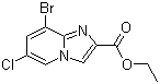CAS 登录号：951884-22-3, 8-溴-6-氯咪唑并[1,2-a]吡啶-2-甲酸乙酯
