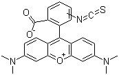 四甲基罗丹明-5(6)-异硫氰酸酯分子结构 (CAS 95197-95-8)