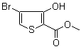structure of CAS# 95201-93-7, 4-溴-3-羟基噻吩-2-羧酸甲酯