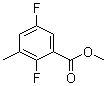 structure of CAS# 952479-99-1, 2,5-二氟-3-甲基苯甲酸甲酯