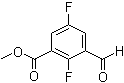 structure of CAS# 952480-00-1, Methyl 2,5-difluoro-3-formylbenzoate
