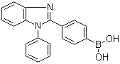 structure of CAS# 952514-79-3, 4-(1-Phenyl-1H-benzimidazol-2-yl)phenylboronic acid