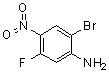 structure of CAS# 952664-69-6, 2-溴-5-氟-4-硝基苯胺