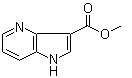 structure of CAS# 952800-39-4, 1H-Pyrrolo[3,2-b]pyridine-3-carboxylic acid methyl ester