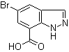 CAS # 953409-99-9, 5-Bromo-1H-indazole-7-carboxylic acid