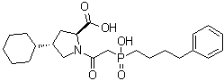 structure of CAS# 95399-71-6, Fosinoprilic acid
