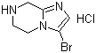 structure of CAS# 954239-19-1, 3-溴-5,6,7,8-四氢咪唑并[1,2-a]吡嗪盐酸盐