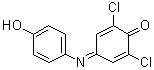 CAS # 956-48-9, Tillmans Reagent, 2,6-Dichloroindophenol, 2,6-Dichlorophenolindophenol, DCIP, DCIP (analytical reagent), DCPIP, DPIP, Dichloroindophenol, Dichlorophenolindophenol, Dichlorophenylindophenol, Indochlorophenol, Tillmans Reagent, p-Hydroxyphenyl-2,6-dichloro-p-benzoquinoneimine