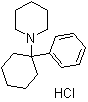 structure of CAS# 956-90-1, 苯环利定盐酸盐