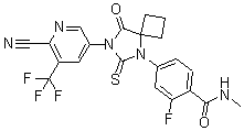 structure of CAS# 956104-40-8, ARN 509