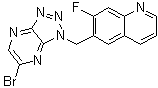 CAS # 956907-27-0, 6-[(6-Bromo-1H-1,2,3-triazolo[4,5-b]pyrazin-1-yl)methyl]-7-fluoroquinoline