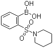 structure of CAS# 957034-87-6, 2-(哌啶-1-基磺酰基)苯硼酸