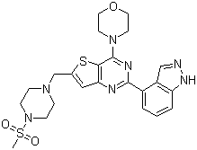 structure of CAS# 957054-30-7, GDC-0941