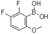 CAS 登录号：957061-21-1, (2,3-二氟-6-甲氧基苯基)硼酸