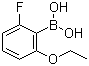 structure of CAS# 957062-68-9, 2-乙氧基-6-氟苯硼酸