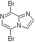 structure of CAS# 957344-74-0, 5,8-二溴咪唑并[1,2-a]吡嗪