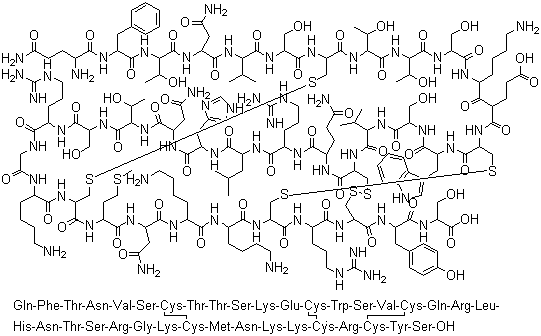 CAS 登录号：95751-30-7, 卡律(布德)蝎毒素