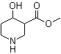 structure of CAS# 959958-24-8, 4-羟基-3-哌啶羧酸甲酯