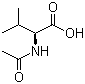 N-乙酰-L-缬氨酸分子结构 (CAS 96-81-1)