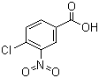 4-氯-3-硝基苯甲酸分子结构 (CAS 96-99-1)