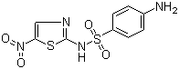 CAS 登录号：960-34-9, 4-氨基-N-(5-硝基-2-噻唑基)苯磺酰胺