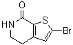 structure of CAS# 960289-03-6, 2-溴-5,6-二氢-4H-噻吩并[2,3-c]吡啶-7-酮