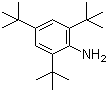 structure of CAS# 961-38-6, 2,4,6-三叔丁基苯胺