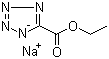 structure of CAS# 96107-94-7, 1H-四唑-5-羧酸乙酯钠盐
