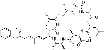 CAS 登录号：96180-79-9, Toxin BE 4 (Microcystis aeruginosa)