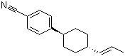structure of CAS# 96184-40-6, 反式-4-[4-[1-(E)-丙烯基]环己基]苄腈