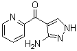 structure of CAS# 96219-90-8, (3-氨基-1H-吡唑-4-基)(吡啶-2-基)甲酮