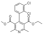 structure of CAS# 96382-71-7, Dehydrofelodipine