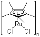 structure of CAS# 96503-27-4, 二氯(五甲基环戊二烯基)合钌(III)聚合物