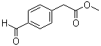 structure of CAS# 96524-70-8, 4-Formylbenzeneacetic acid methyl ester