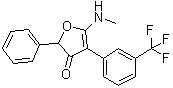 structure of CAS# 96525-23-4, Fluortanone