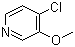 structure of CAS# 96628-70-5, 4-氯-3-甲氧基吡啶