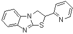 CAS 登录号：96733-58-3, 2,3-二氢-2-(2-吡啶基)噻唑并[3,2-a]苯并咪唑