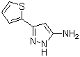 structure of CAS# 96799-03-0, 5-氨基-3-(2-噻吩基)吡唑