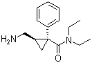 CAS 登录号：96847-55-1, 左旋体米那普仑, (1R,2S)-2-(氨基甲基)-N,N-二乙基-1-苯基环丙烷甲酰胺