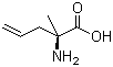 structure of CAS# 96886-56-5, (S)-2-氨基-2-甲基-4-戊烯酸