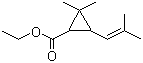 CAS 登录号：97-41-6, 菊酸乙酯, 2,2-二甲基-3-(2-甲基-1-丙烯基)环丙烷羧酸乙酯