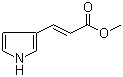 structure of CAS# 97055-89-5, (E)-3-(1H-吡咯-3-基)-2-丙烯酸甲酯
