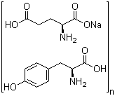 structure of CAS# 97105-00-5, 聚(谷氨酸-酪氨酸)钠盐