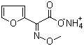 structure of CAS# 97148-39-5, 甲氧亚胺基呋喃乙酸铵盐