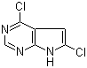 structure of CAS# 97337-32-1, 4,6-二氯-7H-吡咯并[2,3-d]嘧啶