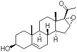 CAS 登录号：974-23-2, 16,17-环氧孕烯醇酮, 16a,17a-环氧-3b-羟基孕甾-5-烯-20-酮