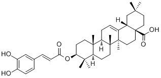CAS 登录号：97534-10-6, 3-O-咖啡酰基齐墩果酸