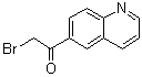 structure of CAS# 97596-07-1, 2-Bromo-1-(6-quinolinyl)ethanone